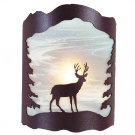 Deer and Trees Sconce