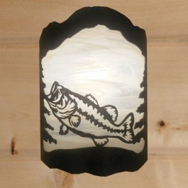 Rustic Bass Sconce