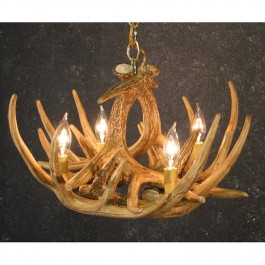 Woodland 6 Antler Cascade Chandelier