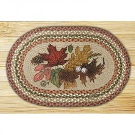 Autumn Leaves Braided rug