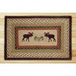 Print Patch Moose Jute Rug