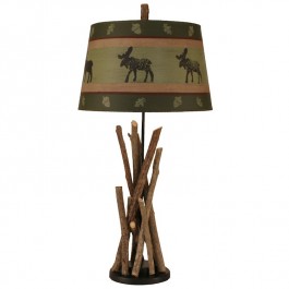 Moose Stick Table Lamp