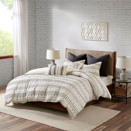 Cotton Jacquard Comforter Set- 3
