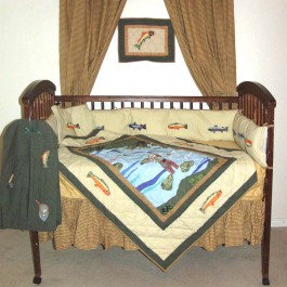 Fly Fishing Crib Set 6 Pieces