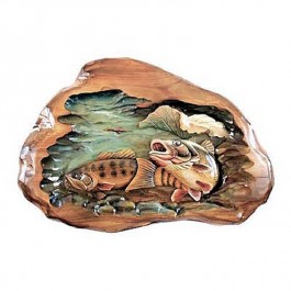 Bass Wood Carving 24" X 16"