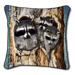 Full House Raccoon Pillow