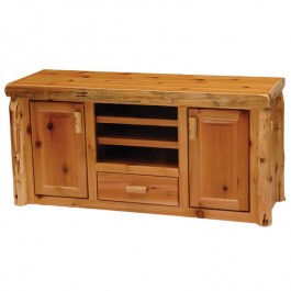 Cedar Log Entertainment Center