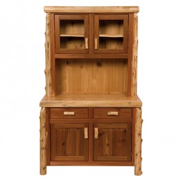 Cedar Log Hutch