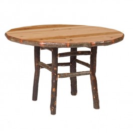 Round Hickory Dining Tables