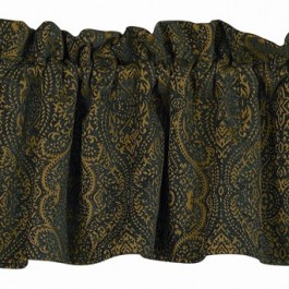 Bella Vista Chenille Damask Valance-DISCONTINUED