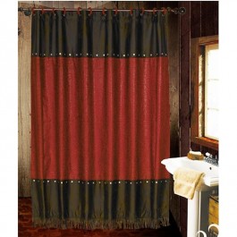 Red Cheyenne Shower Curtain