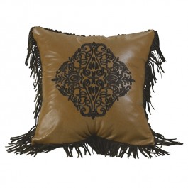 Filigree Embroidered Pillow