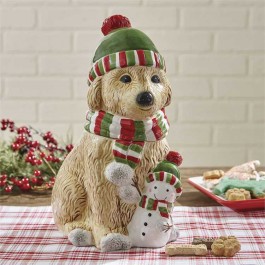 Holiday Paws Cookie Jar