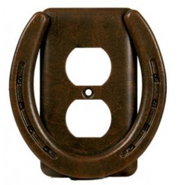 Horse Shoe- Heavy Metal Switch Plates