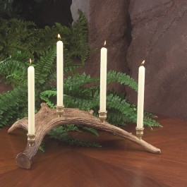 Faux Moose Antler Candelabra