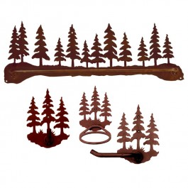 Pine Tree Towel Bars and Bathroom Accessories