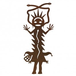 Kachina Doll 1 Metal Wall Art