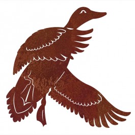 Landing Duck Metal Wall Art