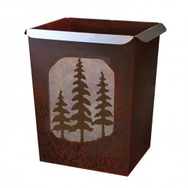 Pine Tree Waste Basket
