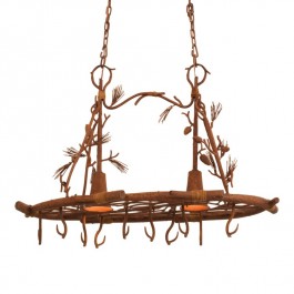 Ponderosa Pine Cone Pot Rack