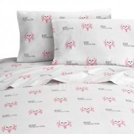 Bone Collector Pink and Grey Sheet Sets