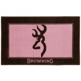 Pink Buckmark Bath Mat