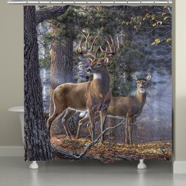 Cold Snap - Deer Shower Curtain