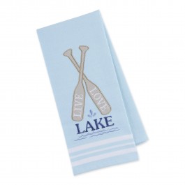 Live, Love, Lake Embellished Dishtowel