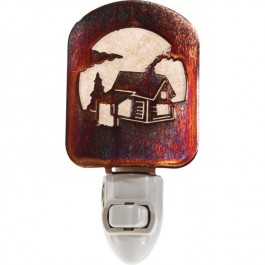 Log Cabin Night Light-DISCONTINUED