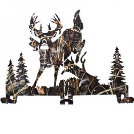 Jumping Buck Camo Coat Rack -DISCONTINUED