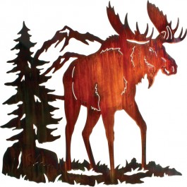 Moose Ridge Metal Wall Art - DISCONTINUED - limited available