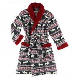 Moose Fair Isle Bathrobe