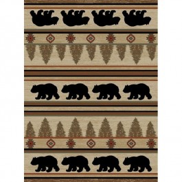 Appalachian Bears Area Rugs