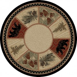 Big Timber Round Rug