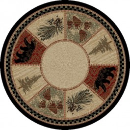 Big Timber Round Rug