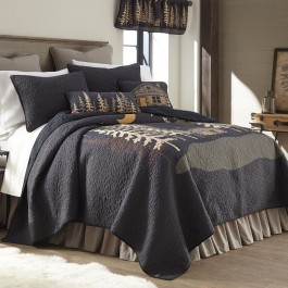 Moonlit Cabin Quilt Set