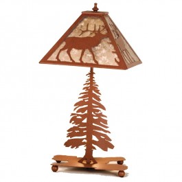 Lone Elk Table Lamp