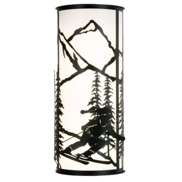 Skier Wall Sconce