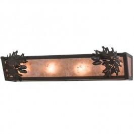 Oak Leaf and Acorn Vanity Light