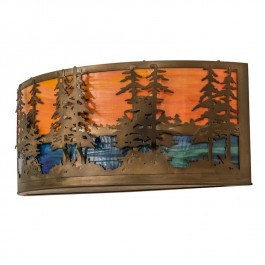 30" Tall Pines Wall Sconce