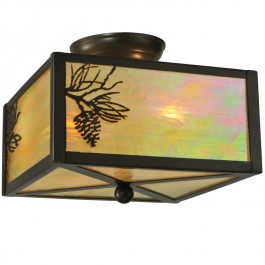 Balsam Pine Flush Mount Ceiling Light