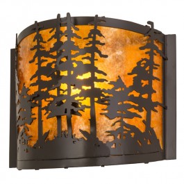 Pine Trees Wall Sconce