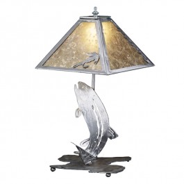 Leaping Trout Table Lamp