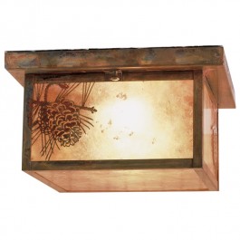 Hyde Park Pinecone Flushmount Ceiling Light