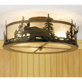 Moose Flush Ceiling Light