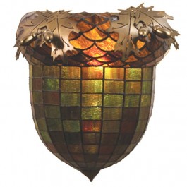 Acorn and Oak Sconce-Multi