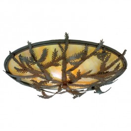 Pine Branch Flush Mount Ceiling Light