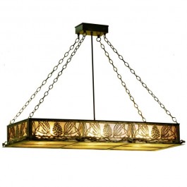 Pine Cone Oblong Pendant Light