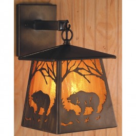 Lantern Bear Sconce