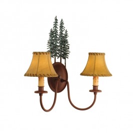 Lodge Pole Pine Wall Sconce